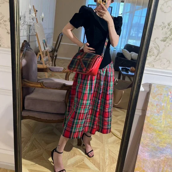 Moschino | Bags | Moschino Vintage I Believe In Punk Chic Plaid